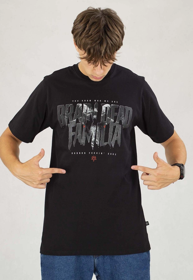 T-shirt Brain Dead Familia Hidden Evil czarny