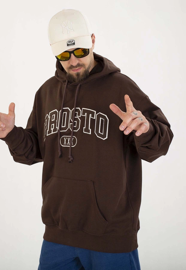 Bluza Prosto Z kapturem Nash brązowa