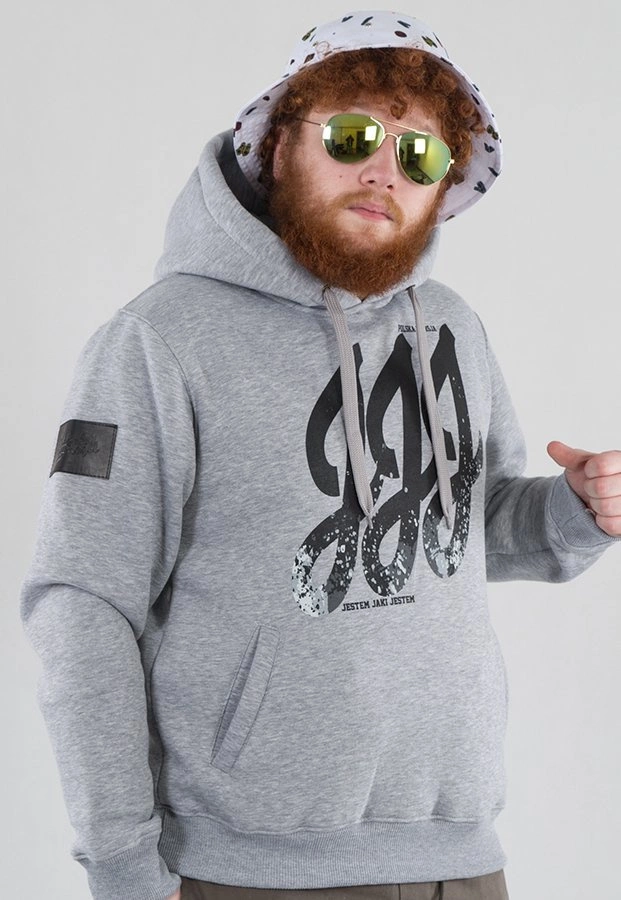 Bluza Polska Wersja PW Jestem Jaki Jestem szara