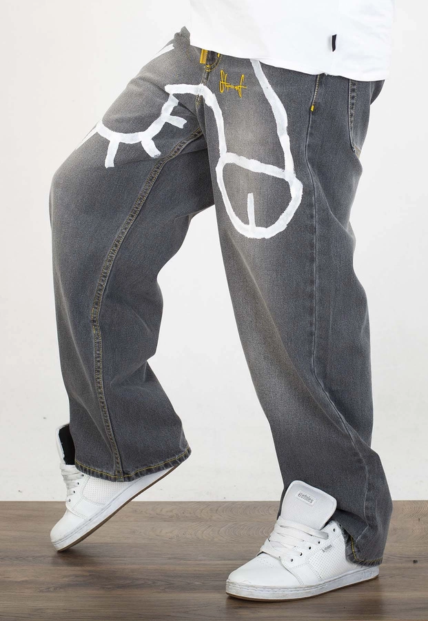 Spodnie Stoprocent Baggy Dick jeans grey