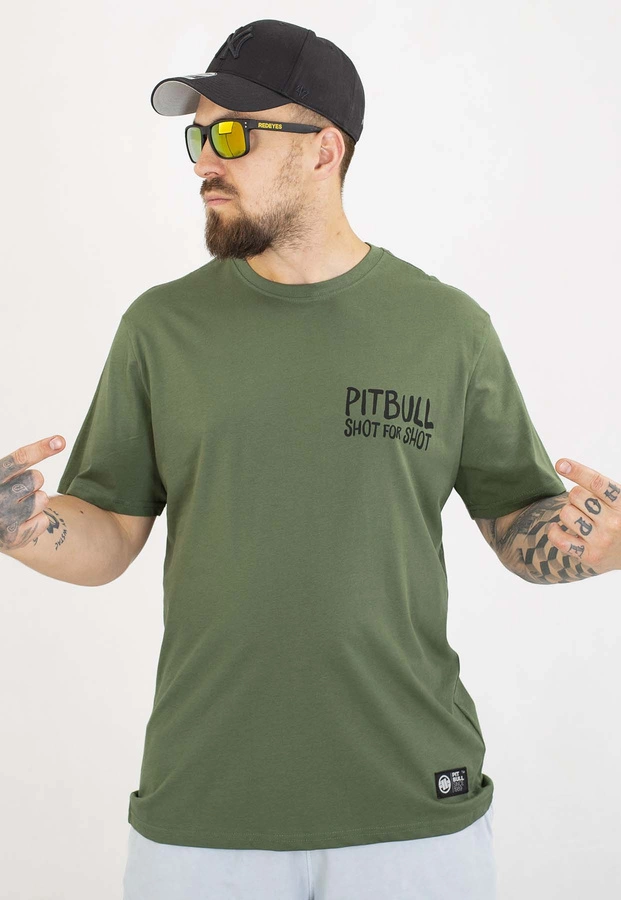T-shirt Pit Bull Shot For Shot 170 sage green