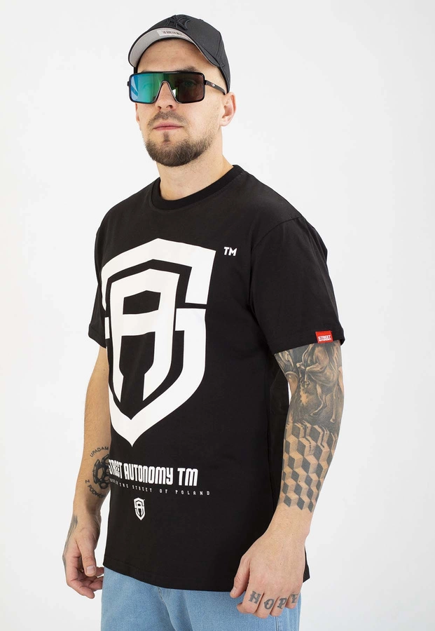 T-shirt Street Autonomy Classic czarno biały