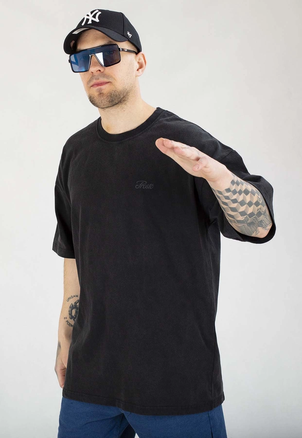 T-shirt Prosto Baggy Hex grafitowy