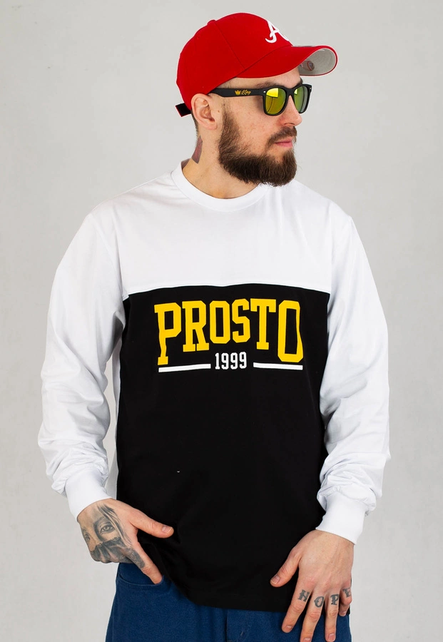 Longsleeve Prosto Onenine biały