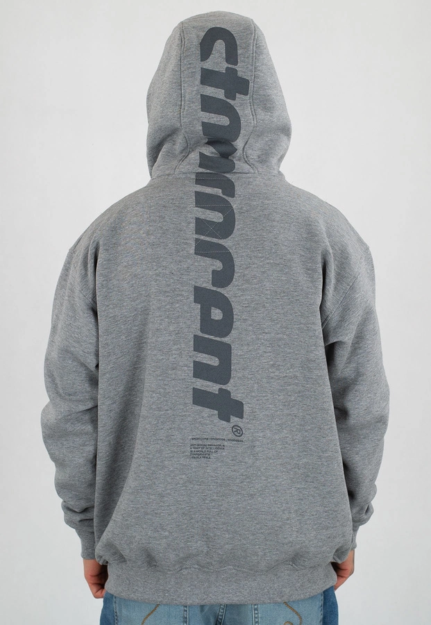 Bluza Stoprocent Baggy Zip BackSpin szara