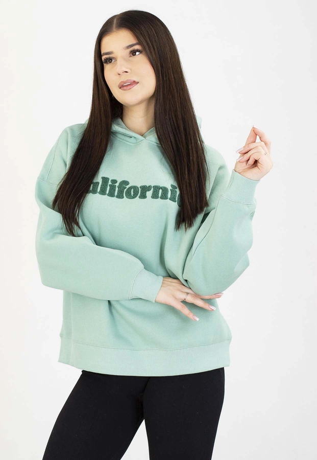 Bluza Pit Bull Z Kapturem California light mint