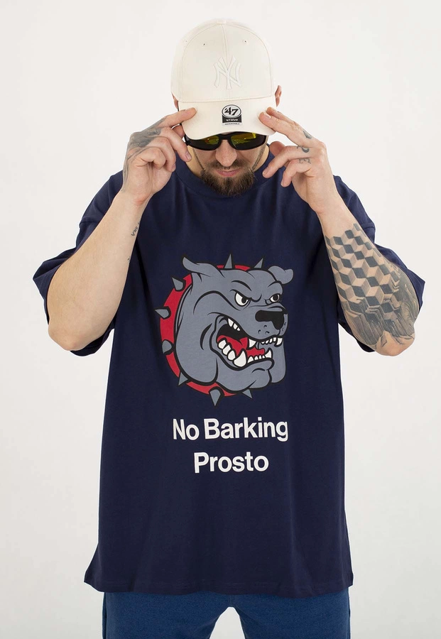 T-shirt Prosto NoBarking granatowy