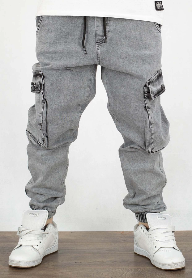 Spodnie I8 Denim BOY41 Joggery Cargo grey everest