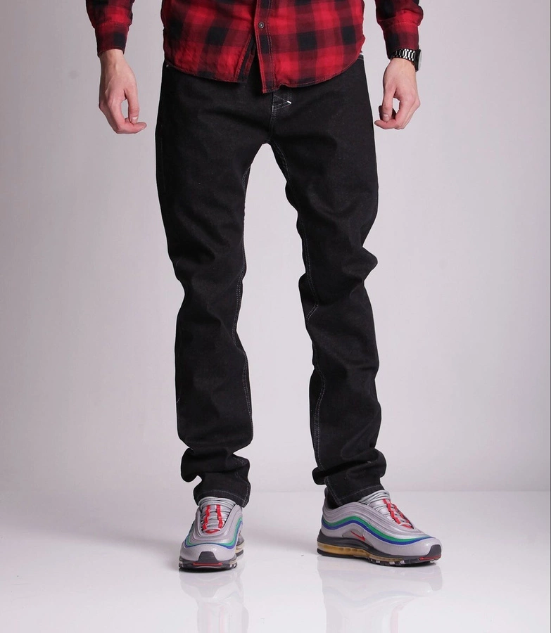 Mass DOPE Jeans Tapered Fit Black Rinse