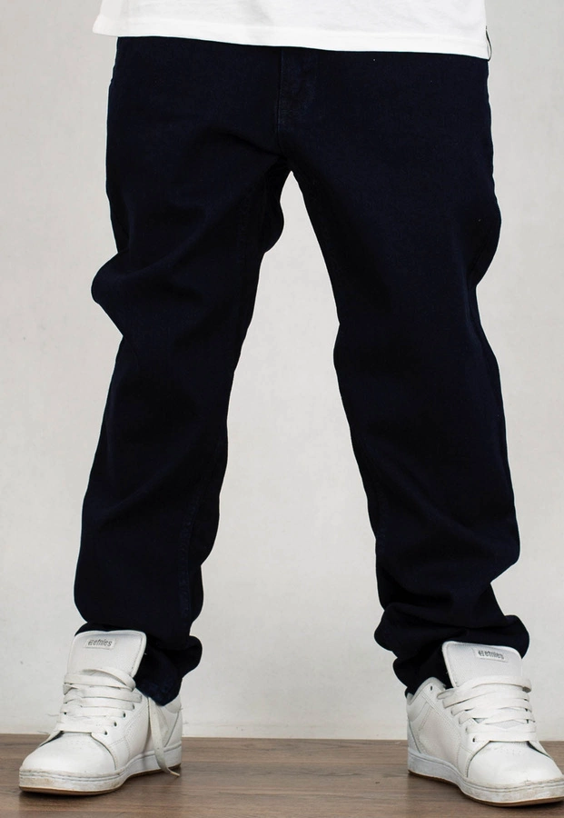 Spodnie Prosto Regular Pocklog navy jeans