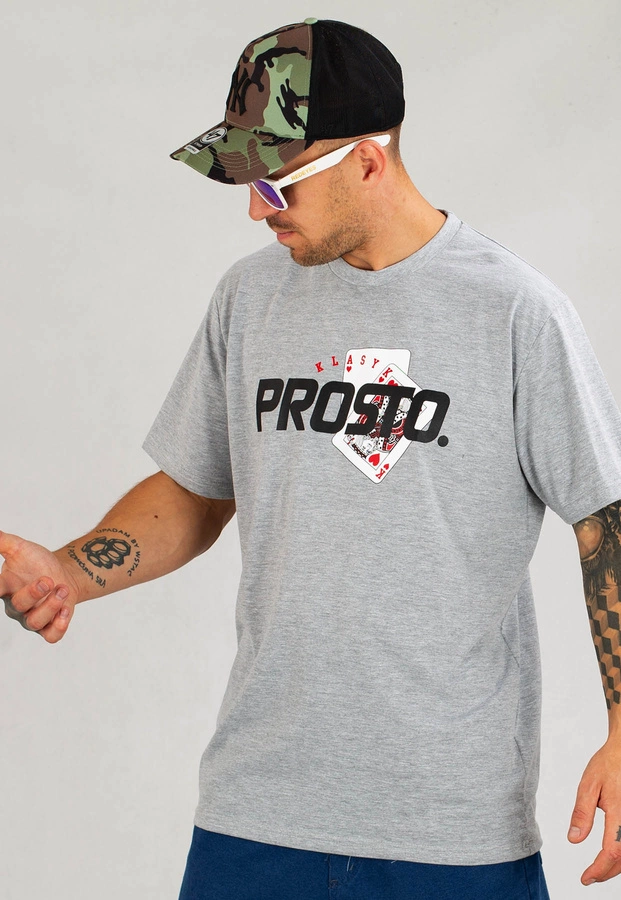 T-shirt Prosto Allin szary