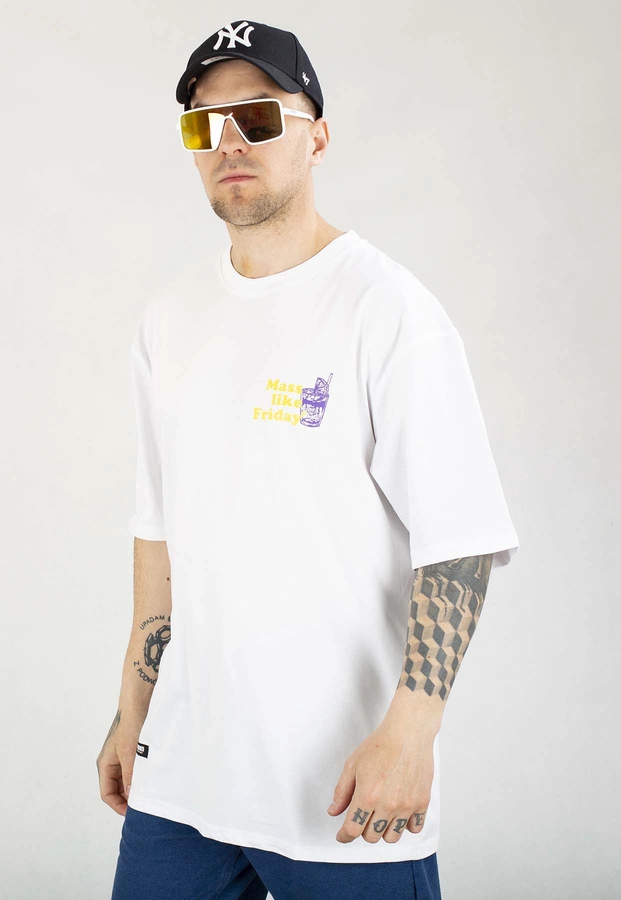 T-shirt Mass Friday biały