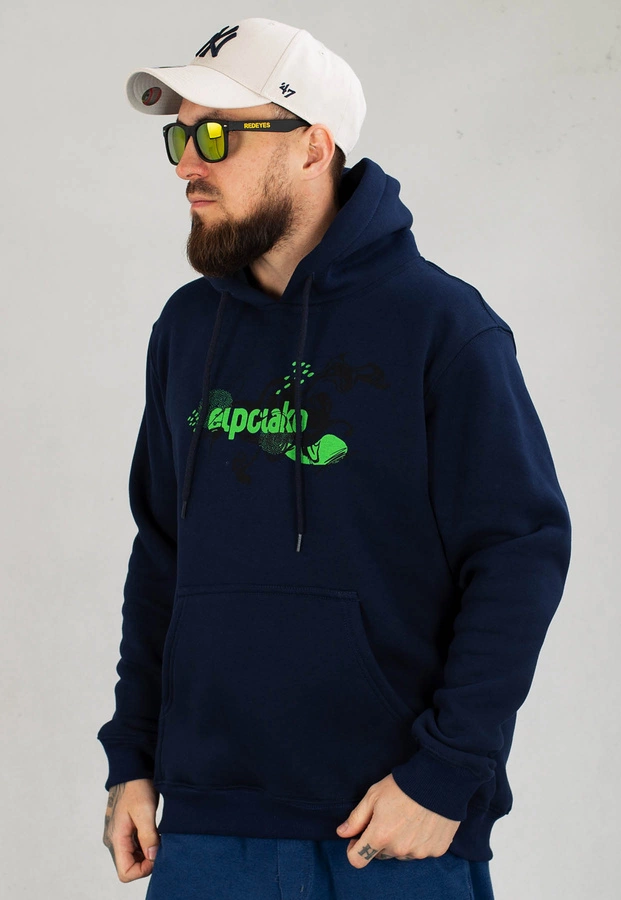 Bluza El Polako Hoodie Ep Ink granatowa