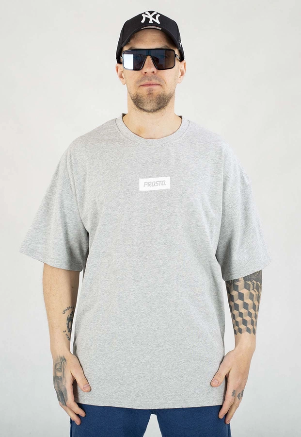 T-shirt Prosto Baggy Box szary