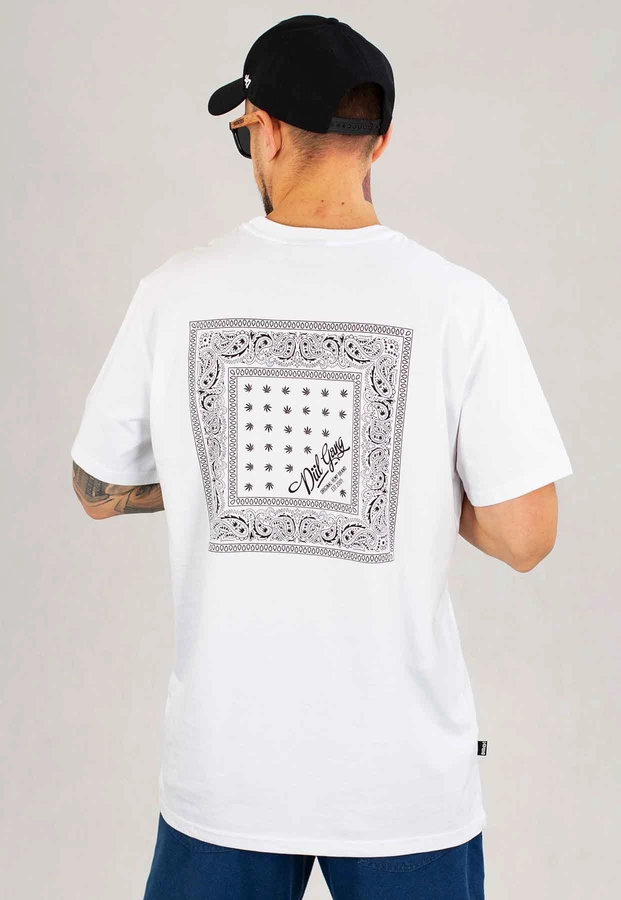 T-shirt Diil Paisley biały