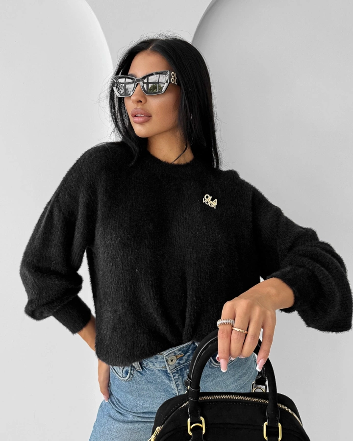 Bluza Olavoga Bez Kaptura Auramisu czarna