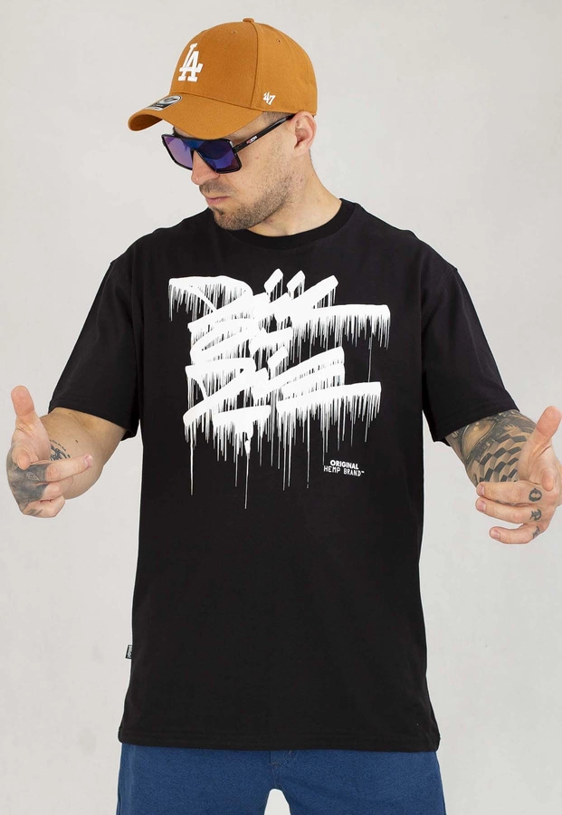 T-shirt Diil Paint Splash czarny