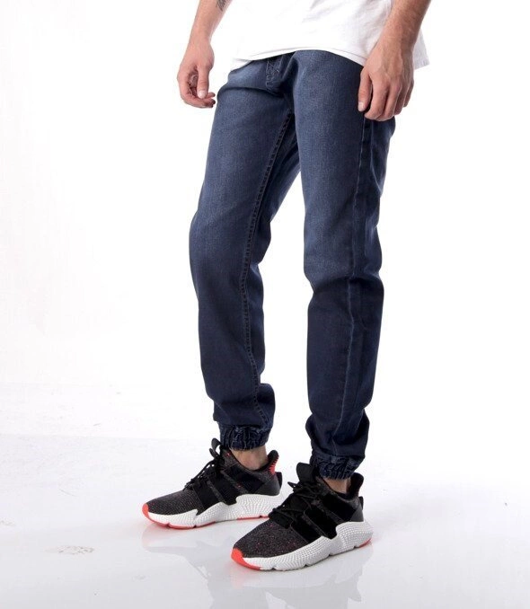 Mass-Base Jogger Jeans Spodnie Dark Blue