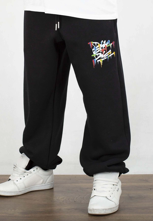 Dresy Diil Baggy Diil Die Splash czarne