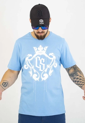 T-shirt Ciemna Strefa Herb jasno niebieski