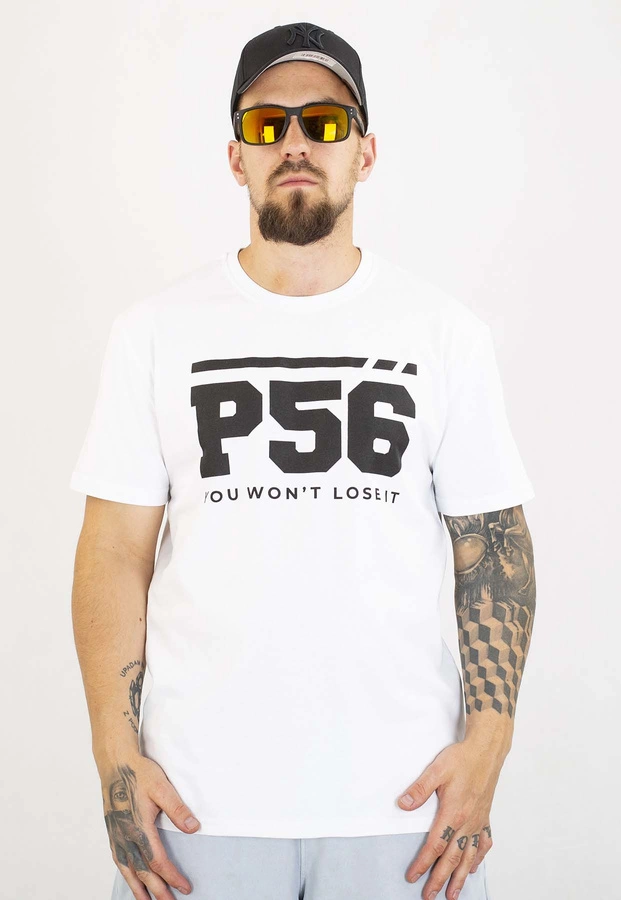 T-shirt Dudek P56 You Won't biały