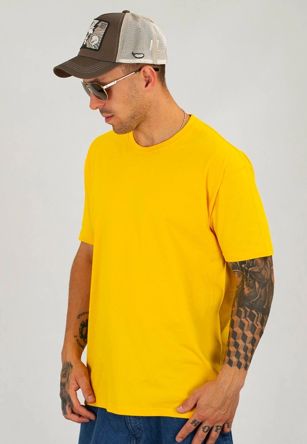 T-shirt Niemaloga 190 One Color żółty