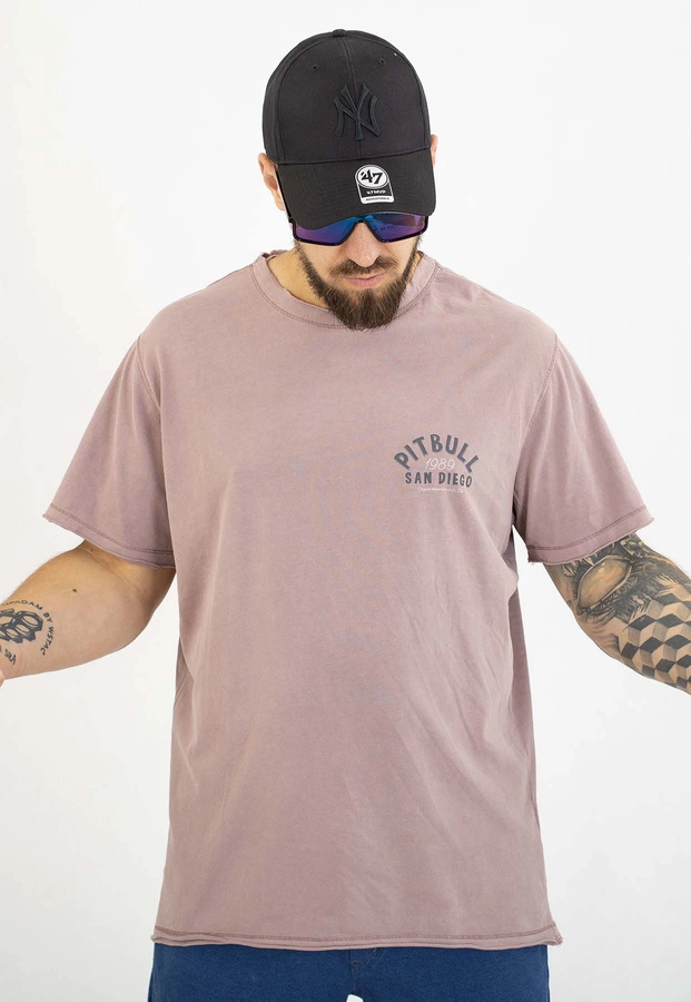T-shirt Pit Bull Pacific 190 dusty burgundy