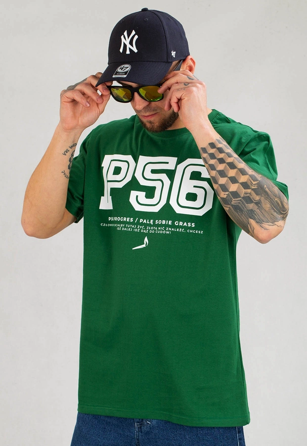 T-shirt Dudek P56 Progres PSG zielony