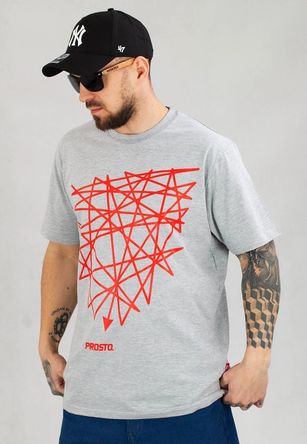 T-shirt Prosto Snizz szary