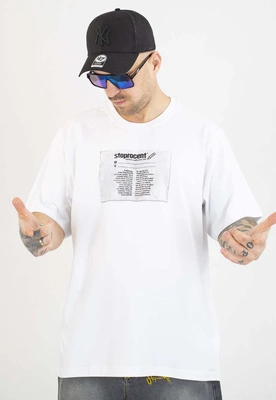 T-shirt Stoprocent Brandtab biały