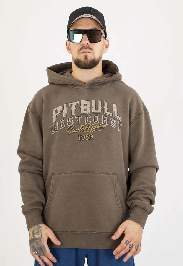 Bluza Pit Bull Santa Muerte major olive