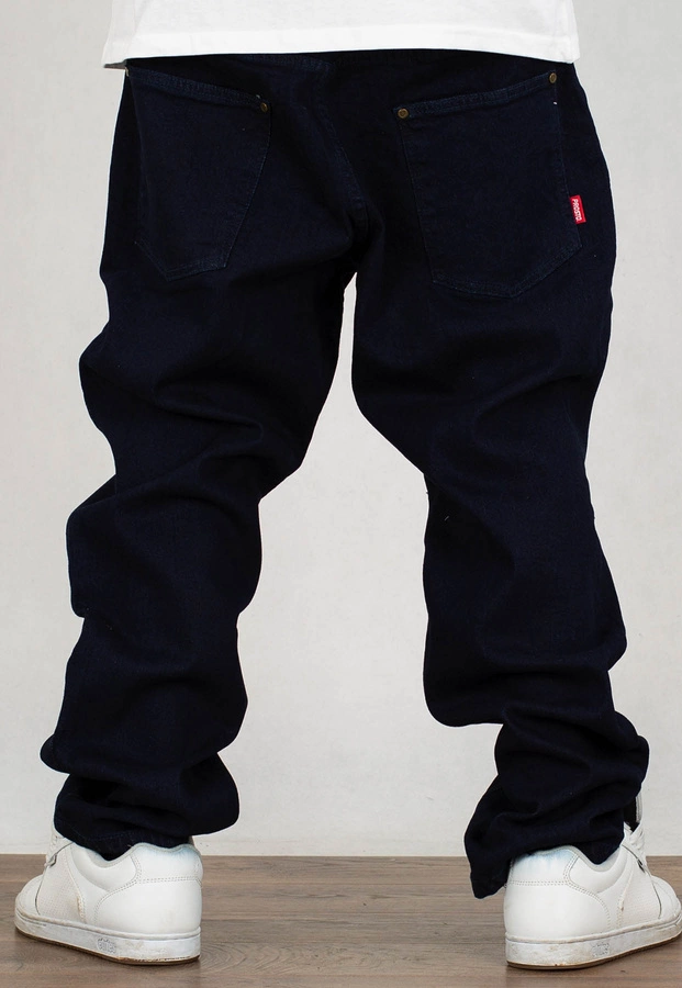 Spodnie Prosto Baggy Oyeah navy jeans