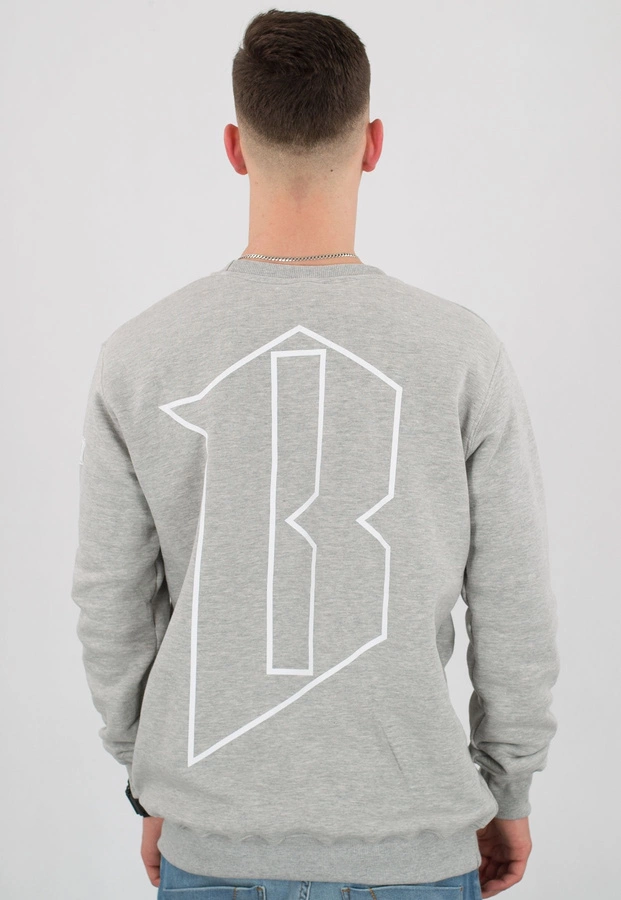 Bluza B.O.R. Biuro Ochrony Rapu New Borcrew szara