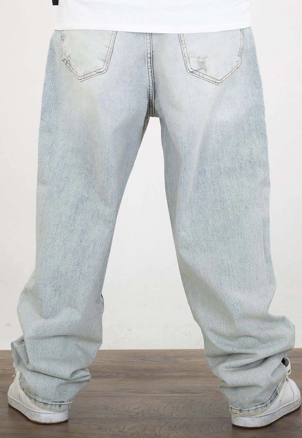 Spodnie I8 Denim BAG100 Baggy light blue