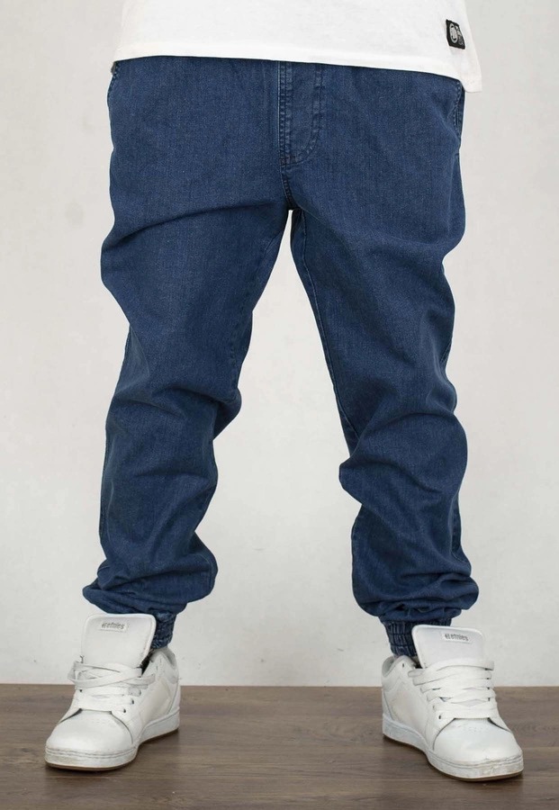 Spodnie Jigga Wear Crown Jogger Jeans jasne niebieskie