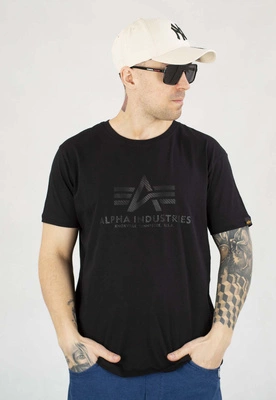 T-shirt Alpha Industries Basic Carbon 100501CB czarny