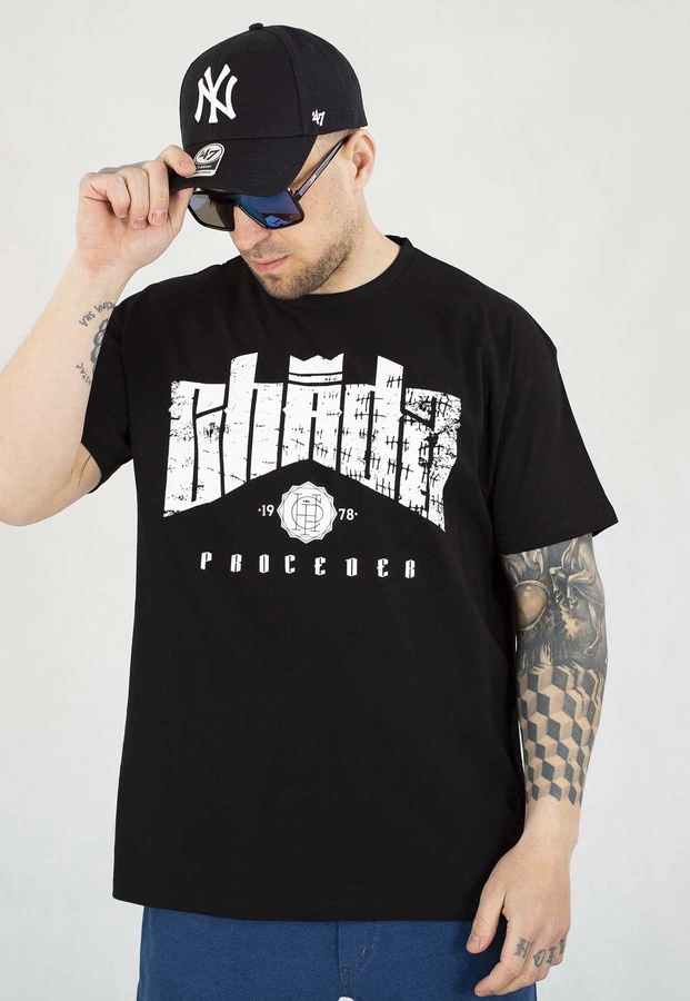 T-shirt Chada Proceder Crossing off days czarny