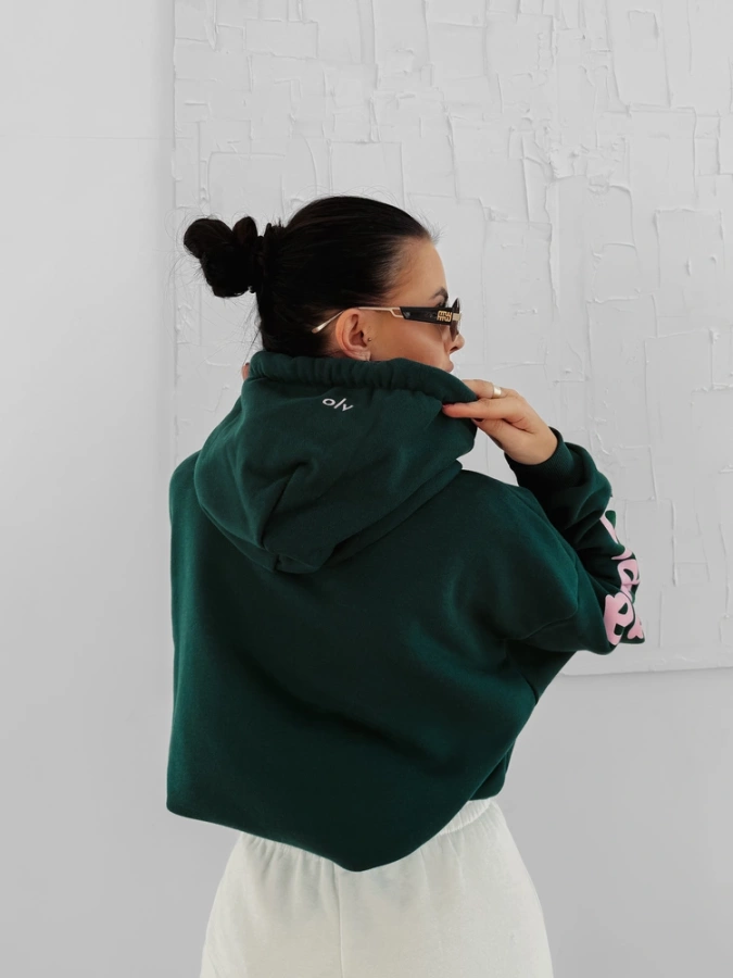 Bluza Olavoga Z Kapturem Pure Comfort zielona