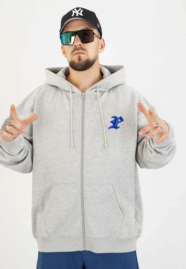 Bluza Prosto Z kapturem ZIP Ghotic P szara