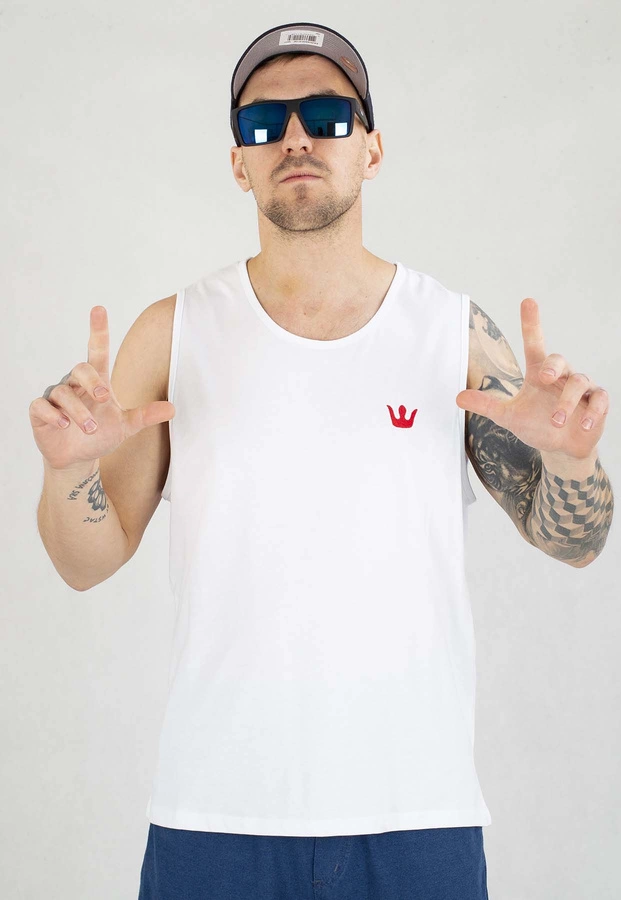 Tank Jigga Wear Simple Crown biały