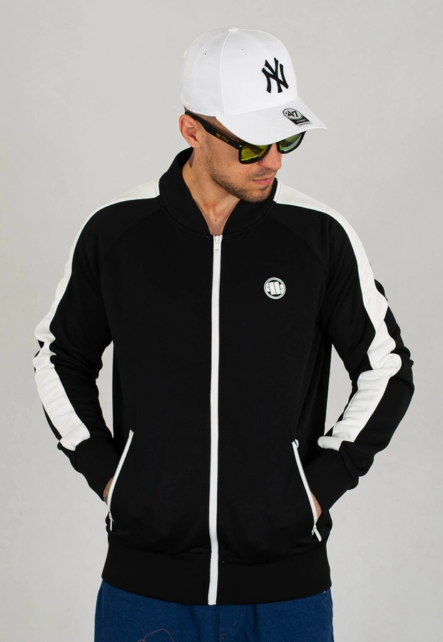 Bluza Pit Bull Oldschool ZIP Raglan czarna