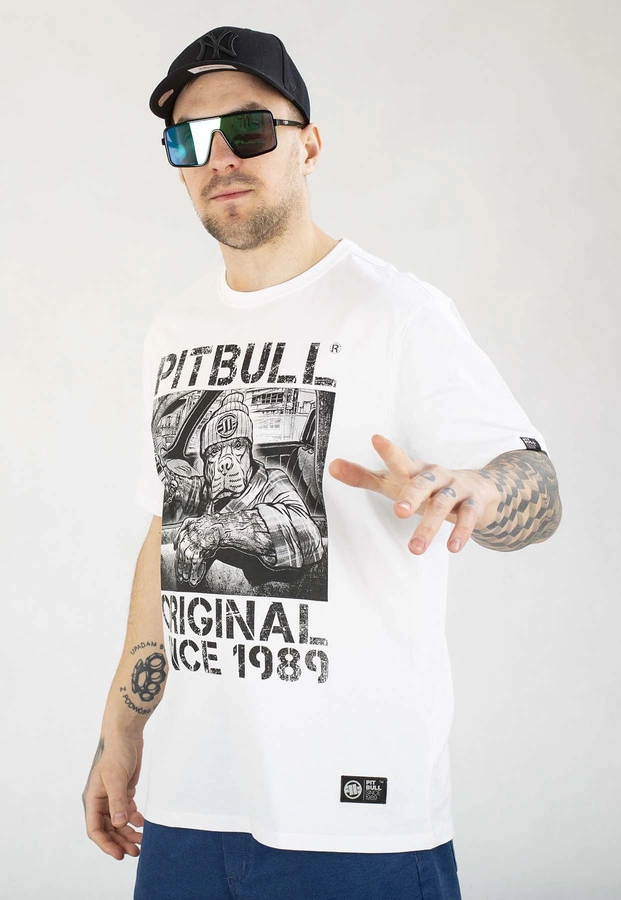 T-shirt Pit Bull 170 Drive white