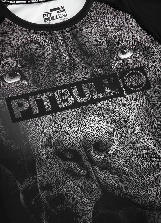 T-shirt Rash Guard Pit Bull Born In 1989 czarny