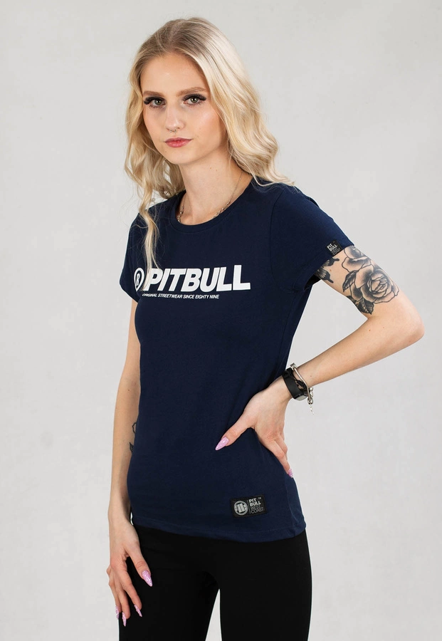 T-Shirt Pit Bull R granatowy