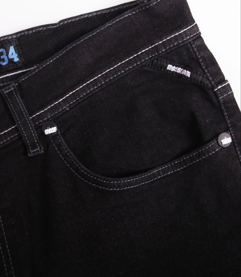 Mass DOPE Jeans Tapered Fit Black Rinse