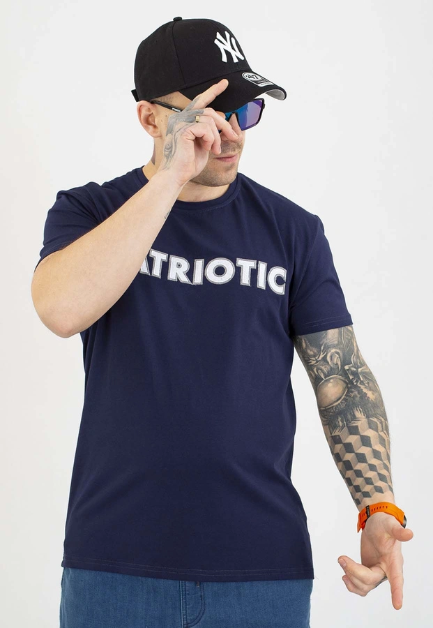 T-shirt Patriotic P-Classic granatowy