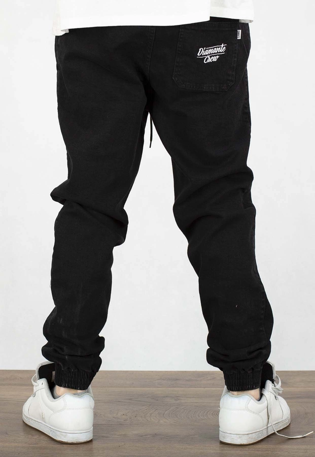 Spodnie Diamante Wear Jogger Crew  Unisex czarny jeans