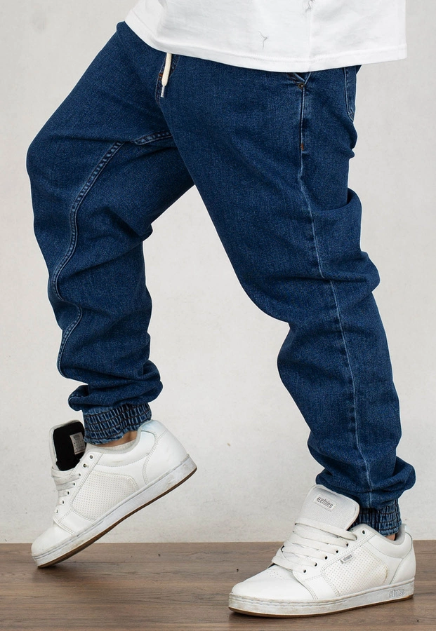 Spodnie SSG Jogger Slim Small Logo niebieskie