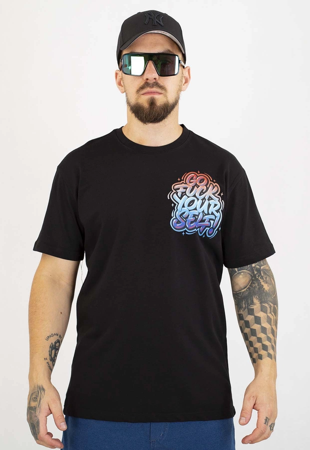 T-shirt Motive Go Front czarny