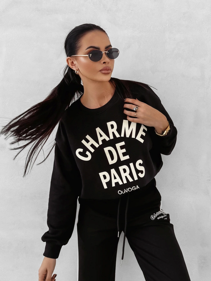 Bluza Olavoga Bez Kaptura Charme czarna
